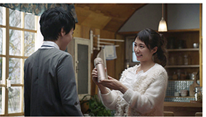 TV,CM「ロッカーの奥にカフェ篇