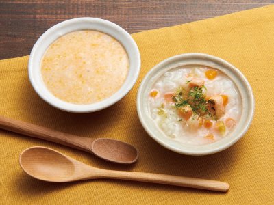 鮭と野菜のうまみがゆ