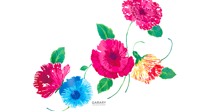 【真作】 遠藤道子 『 鉄仙花 』 日本画　紙本　F4号　師：下保昭　BK597 DOWNLOAD | GARARY ｜ 知る・楽しむ ｜ 象印マホービン