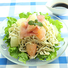 「クールパスタ」(ミント入りパスタ)