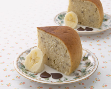 バナナとココナッツのケーキ