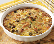 きのこの簡単キッシュ