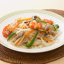 野菜たっぷりビーフン