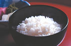 白米（ご飯）盛りつけ例