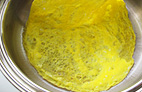 薄焼き卵調理例