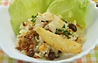  野菜ピラフ盛りつけ例