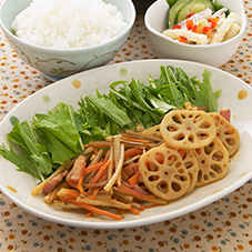 根菜のピリ辛中華炒め