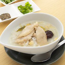 冬野菜入りサムゲタン風おかゆ