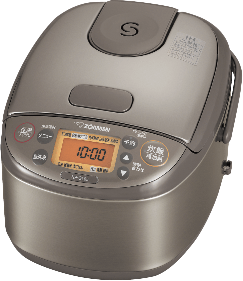 象印 NP-GL05 IH炊飯器 3合炊 2022年製 NP-GL05 ｜ IH ｜ 炊飯ジャー ｜ 商品情報 ｜ 象印マホービン