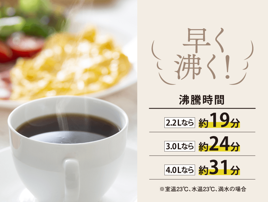 CV-GD22・30・40 ｜ VE電気まほうびん ｜ ポット・ケトル ｜ 商品情報