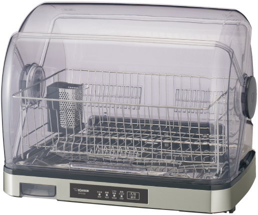 中古品 ZOJIRUSHI 食器乾燥機 EY-JF50 象印 2020年製 象印（ZOJIRUSHI） 食器乾燥機 ZOJIRUSHI EY-JF50-HA グレー 5人分
