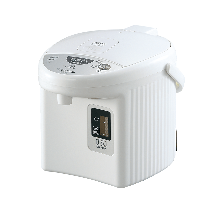 象印：マイコン沸とう電動ポット1.4L/CD-KG14-WAホワイト-