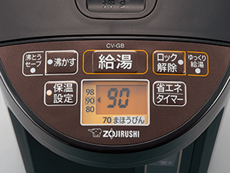 マイコン沸とうVE電気まほうびん 優湯生 CV-GB22・30・40 | 電気ポット