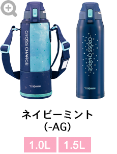 【未使用】2点/象印 SD-FB15-AG ネイビーミント 1.5ℓ水筒