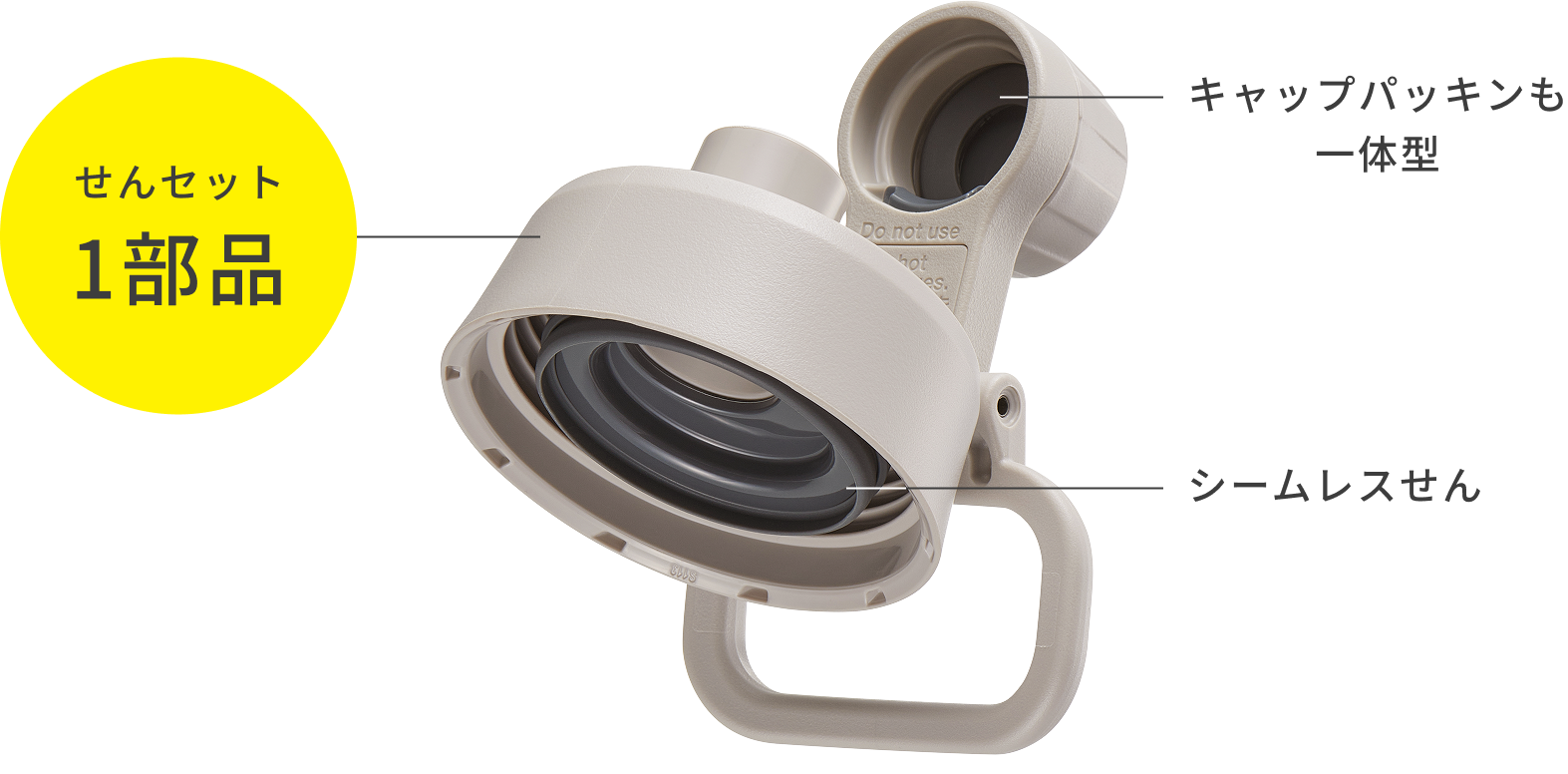 せんセット１部品　キャップパッキンも一体型