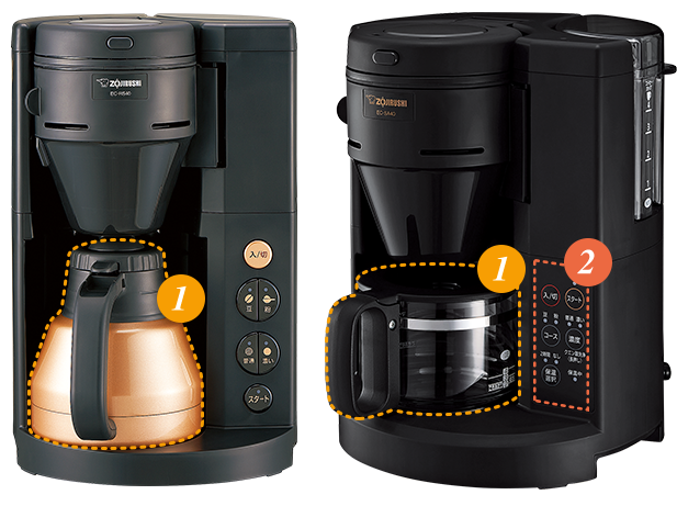 ZOJIRUSHI EC-SA40-BA [Fully Automatic Coffee Maker] Japan New