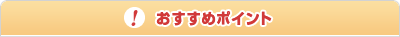 おすすめポイント