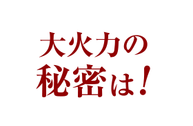 大火力の秘密は！