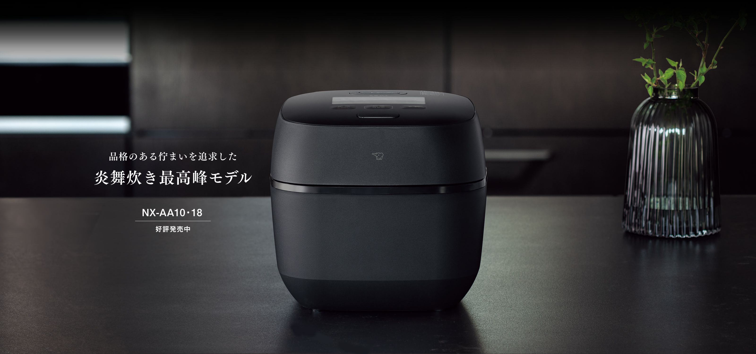 品格のある佇まいを追求した炎舞炊き最高峰モデル NX-AA10・18 6月下旬発売予定