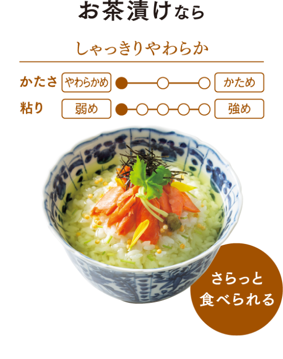 濃いおかずならもっちり＆粘り感