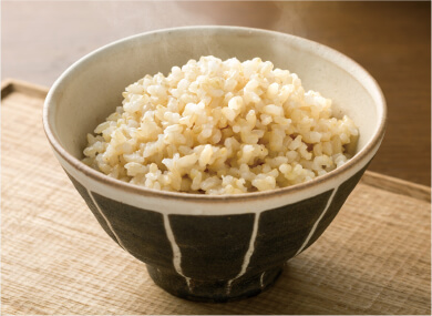 玄米を一段とやわらかくする「玄米」メニュー